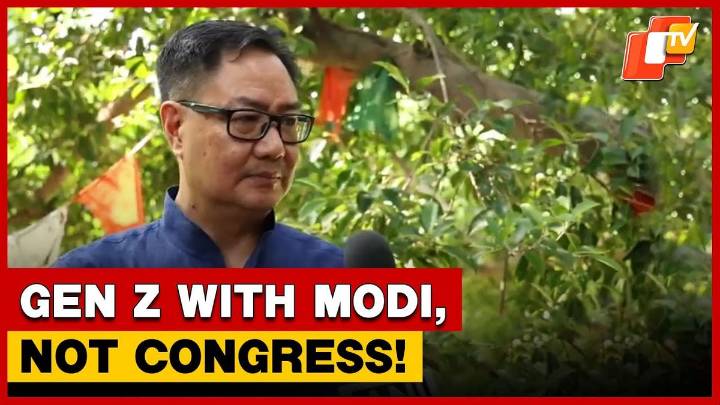 Gen Z Stands with Modi, Not Congress: Kiren Rijiju’s Sharp Jibe at Rahul Gandhi