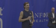 The MarketBeat Open singles champion loved playing in front of a big crowd