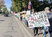 Latest No Kings protest against Trump Administration draws crowds to east Vancouver