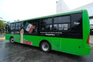 Inician pruebas con el camión eléctrico Taruk, 100% mexicano, con el que pretenden eficientar el transporte público en Chetumal