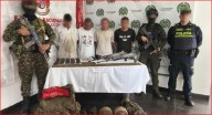 Ejército y Policía en Risaralda capturaron a 4 integrantes el Clan del Golfo
