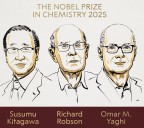 Three Share Nobel Prize In Chemistry For Metal