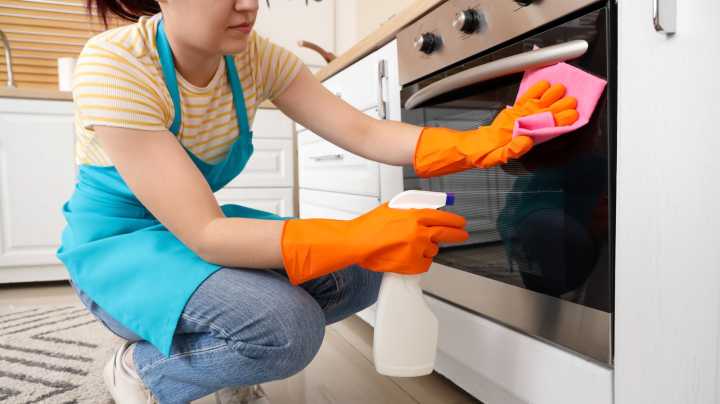 Here's The Ratio You Need To Clean Glass Oven Doors So They Sparkle Like New