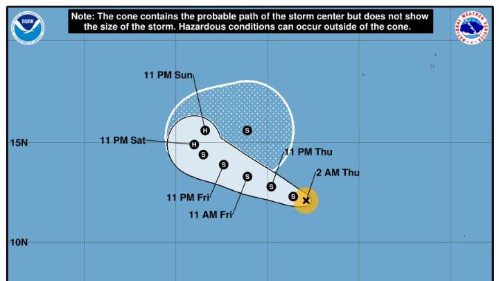 Tracking Tropical Storm Octave: See path, spaghetti models, forecast
