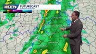 Showers and a few storms move in tonight