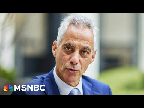 Rahm Emanuel 'all but declaring a 2028 presidential run'