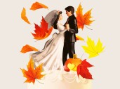 Pumpkin-spiced vows: How October took the wedding season crown