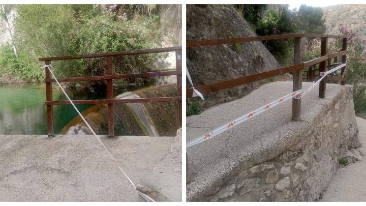 Ontinyent renovará las barandillas del Pou Clar tras varios actos vandálicos