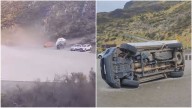 Fuerte viento volcó motorhome en Parque Nacional Torres del Paine: revisa el momento