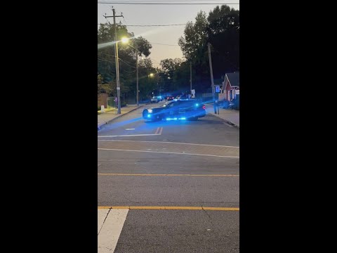 Manhunt underway after an Atlanta Police officer was shot at Wednesday evening
