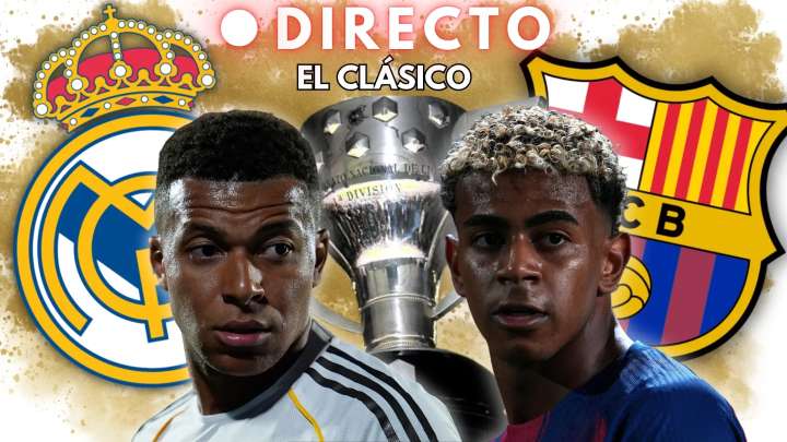 Real Madrid - Barça, en directo hoy: marcador, goles y última hora del Clásico de la Jornada 10 de LaLiga