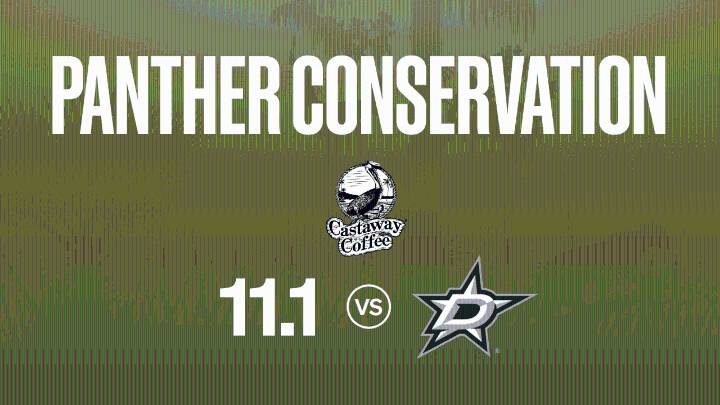 Florida Panthers to Host Panther Conservation Night on Saturday, Nov. 1 at Amerant Bank Arena