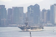 California-based helicopter flying off USS Nimitz crashes in South China Sea