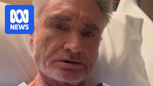 Dave Hughes back in hospital with lung issues six weeks after AFL Legends match