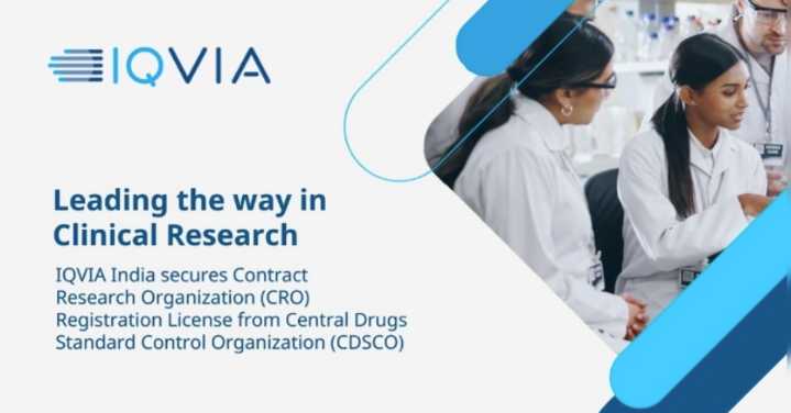 IQVIA India secures CDSCO CRO registration, reinforces Leadership in Clinical*