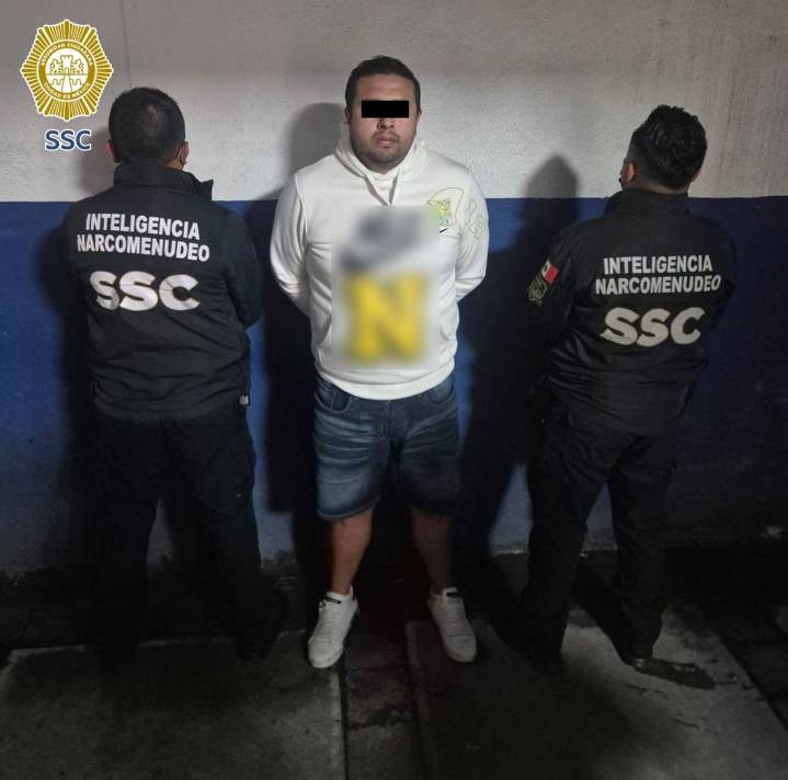 Detienen en Iztapalapa al "El Messi", ligado a grupos delictivos del oriente de CDMX