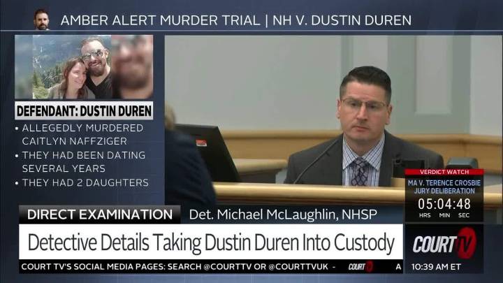 Detective Details Taking Defendant Dustin Duren Into Custody