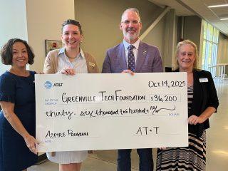 Greenville Tech Foundation gets 110 laptops, $36K from AT&T