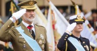 Desfile militar, aéreo y terrestre, con motivo de la Fiesta Nacional del 12 de Octubre