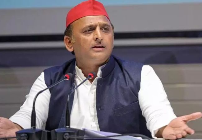 Nitish Kumar is BJP's 'Chunavi dulha', not CM choice: Akhilesh Ya...