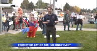 'No Kings' demonstrations against President Trump underway in Kennewick, Yakima