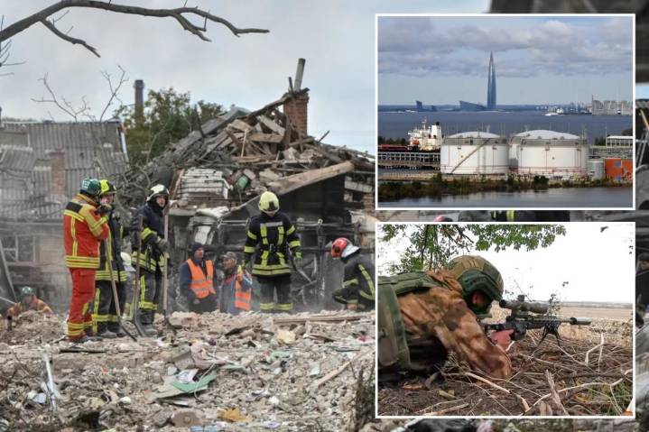 Ukraine strikes Russian ammo plant, oil terminal and weapons depot