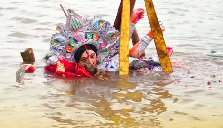 Odisha Bids Adieu To Goddess Durga With Grand Immersion Processions