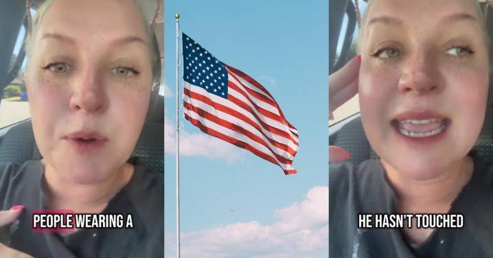 "I Hate the American Flag" — Woman Says Her and Veteran Husband Keep U.S. Flag Hidden Away Because of Trump