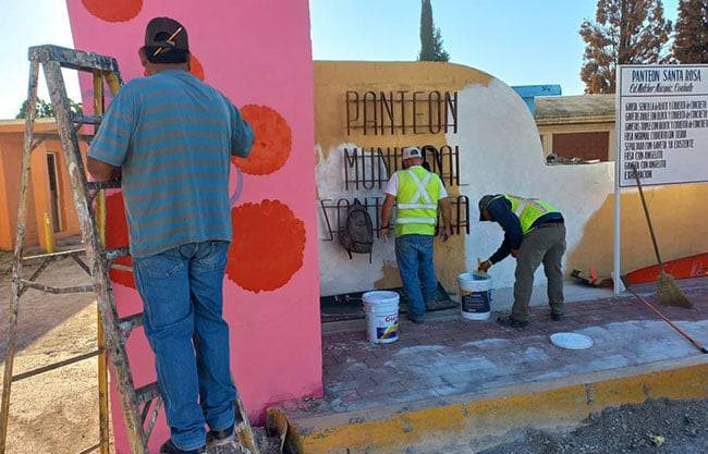 Alistan panteones por dia de muertos en Muzquiz