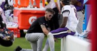 QB Lamar Jackson, 7 other Baltimore Ravens miss practice Wednesday due to injuries