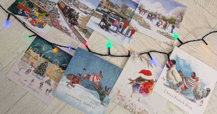 Snowy harbours and heartfelt care in these special charity cards