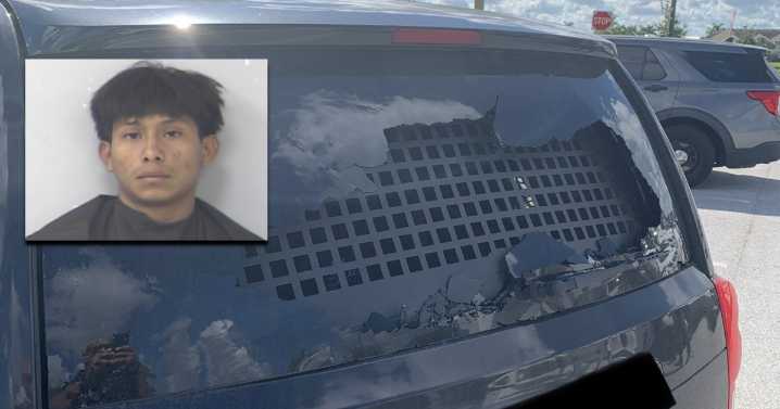 19-year-old arrested by Port St. Lucie police after rock thrown at ICE vehicle window