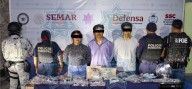 Presentan ante el Ministerio Público a tres ladrones de casa de empeño