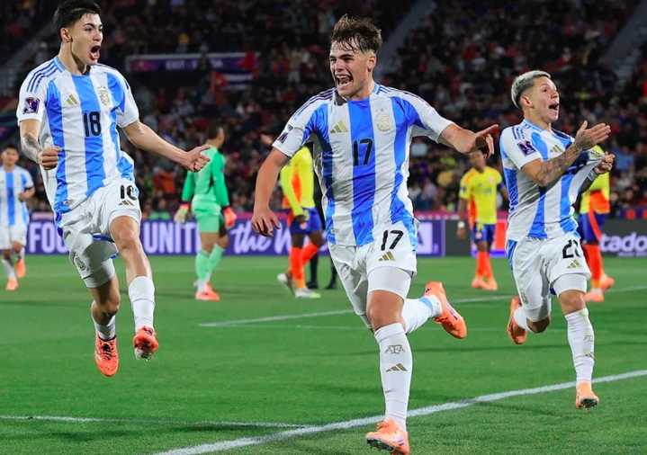 Argentina le ganó a Colombia y se clasificó a la final del Mundial Sub