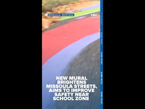 New mural brightens Missoula streets, aims to improve safety near school zone