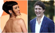 Justin Trudeau and Katy Perry lock lips on her yacht