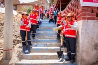Midis impulsa mejora de escaleras para más de 23 mil pobladores en situación vulnerable