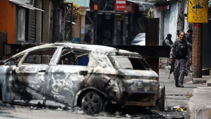 Megaoperativo policial en Río de Janeiro contra el grupo criminal ‘Comando Vermelho’ deja a más de 60 personas muertas