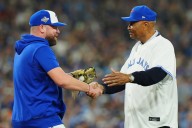 Manager Meeting: Schneider appreciates interaction with former Jays skipper Gaston