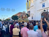 La procesión de la Virgen del Rosario cierra las fiestas en su honor en Isla Cristina