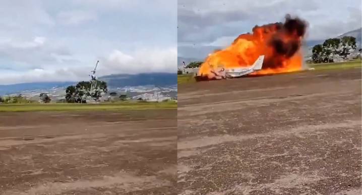 Venezuela: dos muertos tras caída de avioneta durante despegue en aeropuerto de Táchira