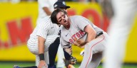 Nick Sogard tests Aaron Judge's arm in AL Wild Card Series Game 1