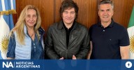 Milei llegó a Chaco para un acto de campaña y fue recibido por el gobernador radical Leandro Zdero