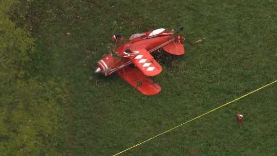Officials: Pilot 'alert and talking' after small plane crash in Kentucky field