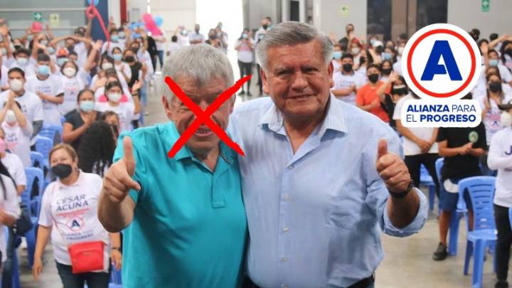 César Acuña saca de campaña a su hermano Óscar, investigado por un presunto favorecimiento a Frigoinca