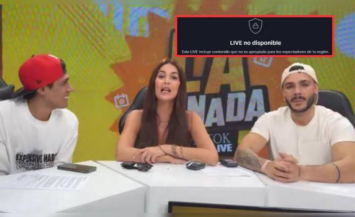TikTok bloqueó EN VIVO la primera transmisión de 'La Manada', nuevo programa de Laura Spoya, Mario Irivarren y Gerardo Pe'