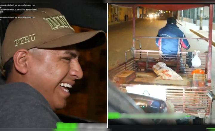 Franco Vidal choca intencionalmente a motocarga en movimiento durante transmisión en vivo y desata indignación en redes: "Eso no es gracioso"