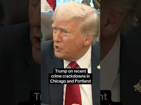 Trump on recent crime crackdowns