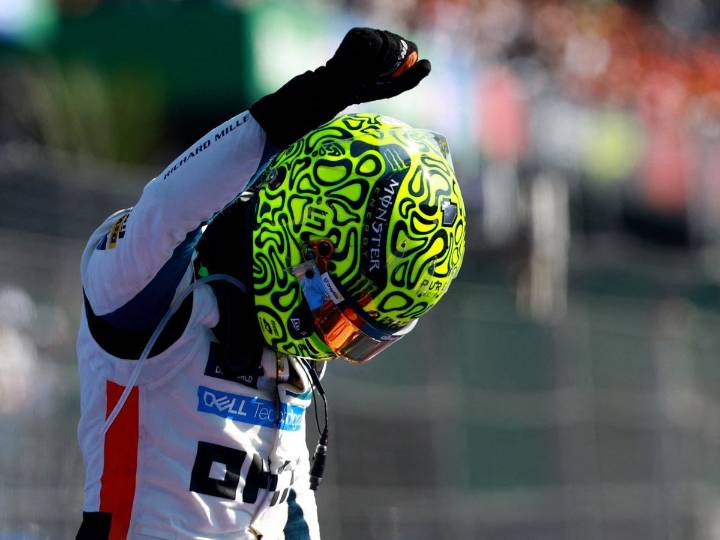 Lando Norris es abucheado tras ganar GP de México; corean a 'Checo'