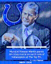 Jim Irsay mural touches down in Indianapolis